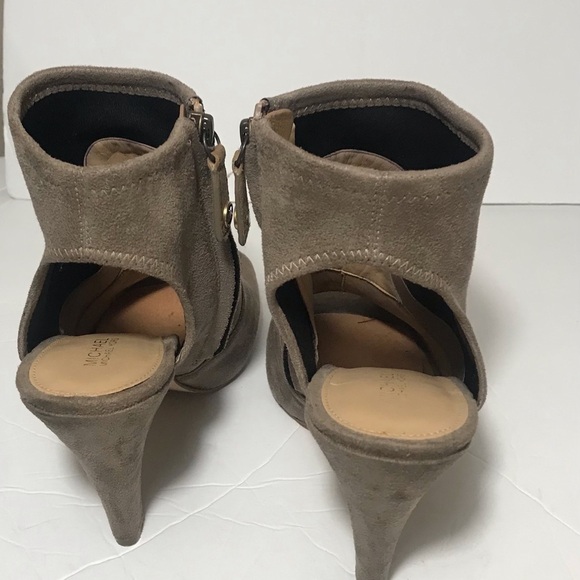 Michael Kors suede open toe heels size 8 M - Picture 4 of 6